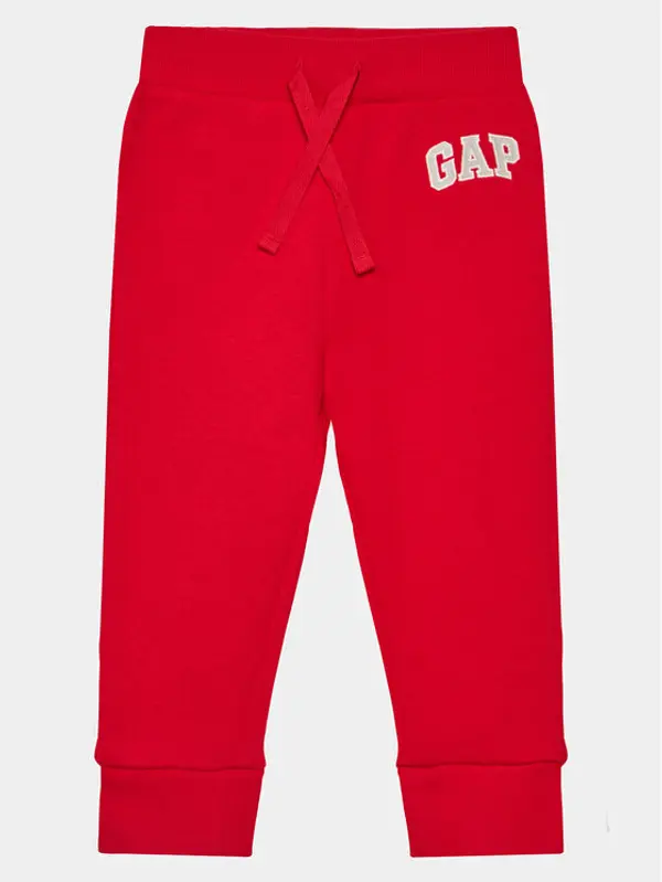 Gap Gap Donji dio trenerke 633913-02 Crvena Regular Fit