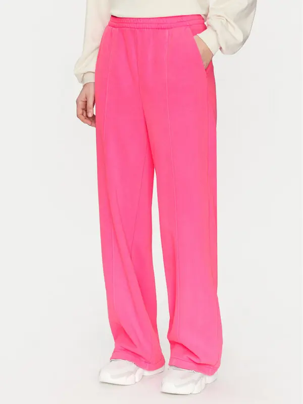 Gap Gap Donji dio trenerke 729444-12 Ružičasta Wide Leg