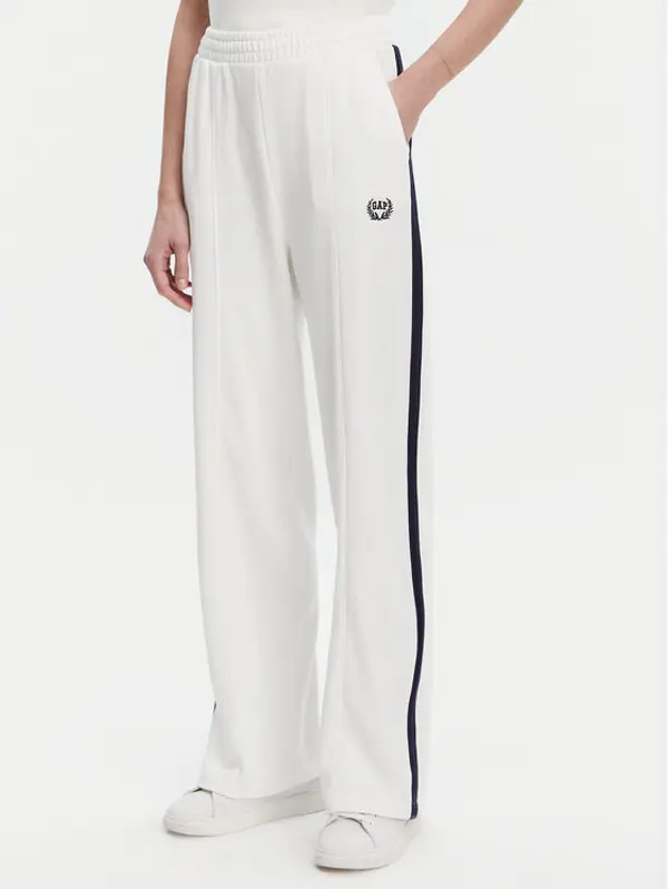 Gap Gap Donji dio trenerke 732234-01 Bijela Regular Fit