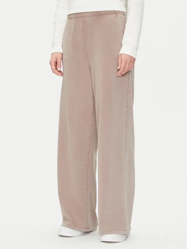 Gap Gap Donji dio trenerke 732776-10 Bež Wide Leg