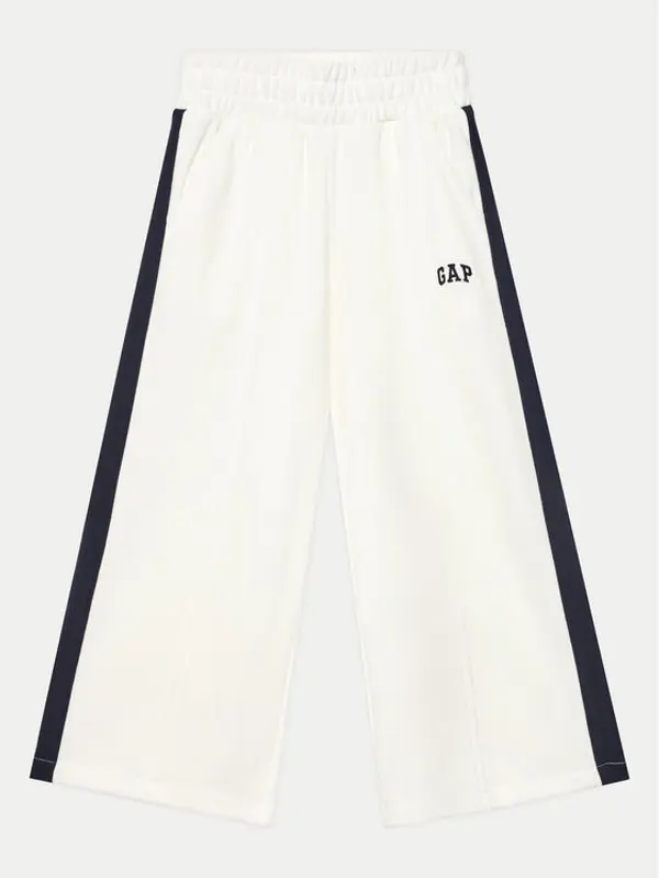 Gap Gap Donji dio trenerke 745910-00 Bijela Relaxed Fit