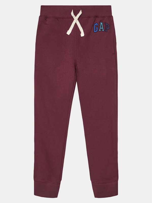 Gap Gap Donji dio trenerke 772098-00 Tamnocrvena Regular Fit