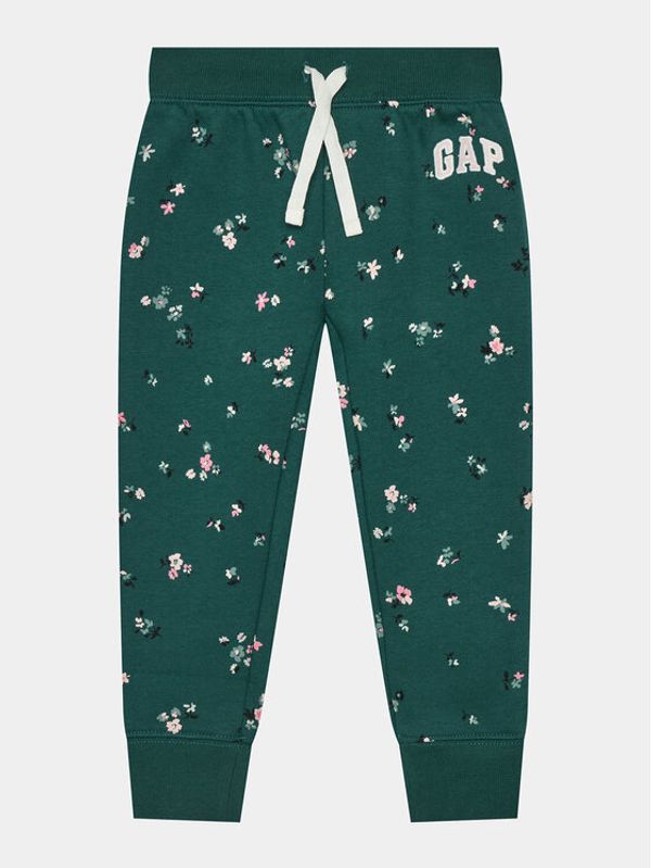 Gap Gap Donji dio trenerke 789418-00 Zelena Regular Fit