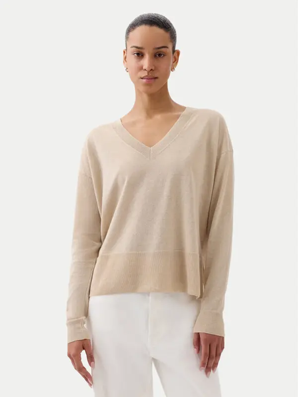 Gap Gap Džemper 854769-02 Bež Relaxed Fit