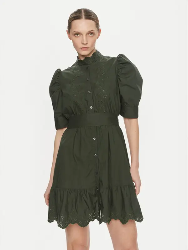 Gap Gap Haljina košulja 792564 Zelena Regular Fit