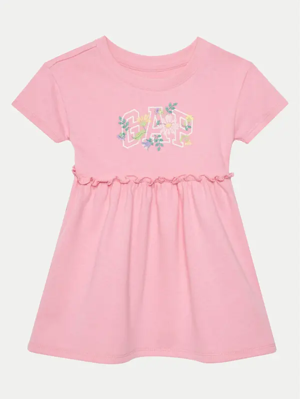 Gap Gap Haljina za svaki dan 736116-00 Ružičasta Regular Fit