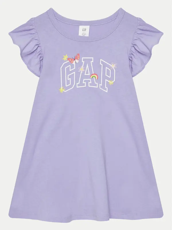 Gap Gap Haljina za svaki dan 744470-01 Ljubičasta Regular Fit
