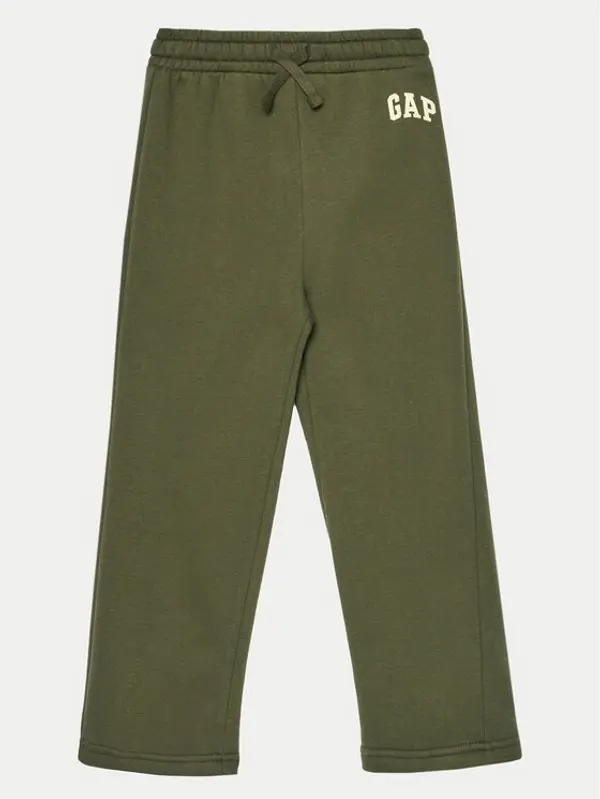 Gap Gap Hlače 645346-01 Zelena Regular Fit