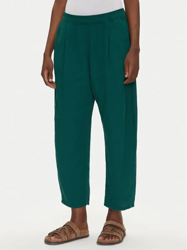 Gap Gap Hlače 713952-04 Zelena Regular Fit