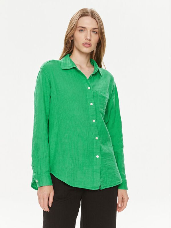 Gap Gap Košulja 885282-02 Zelena Relaxed Fit
