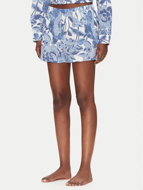 Gap Gap Kratke pidžama hlače 531510-14 Plava Relaxed Fit