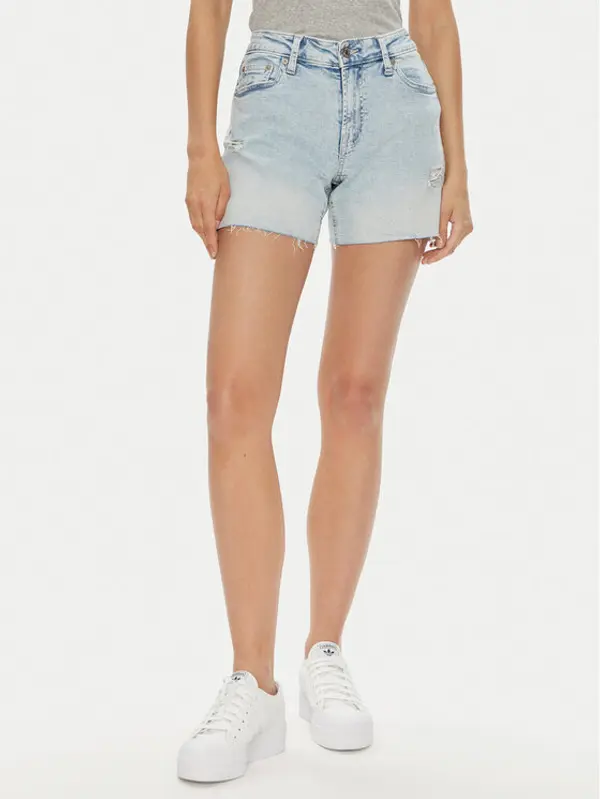 Gap Gap Kratke traperice 404673-00 Plava Regular Fit