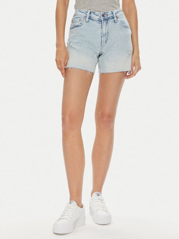 Gap Gap Kratke traperice 404673-00 Plava Regular Fit