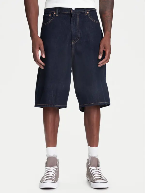 Gap Gap Kratke traperice 774578-00 Tamnoplava Baggy Fit