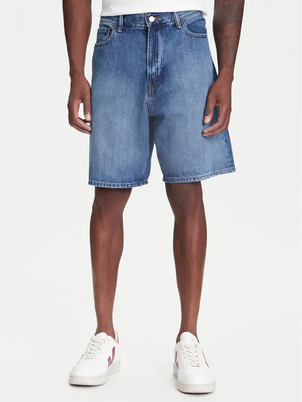 Gap Gap Kratke traperice 781610-00 Plava Loose Fit