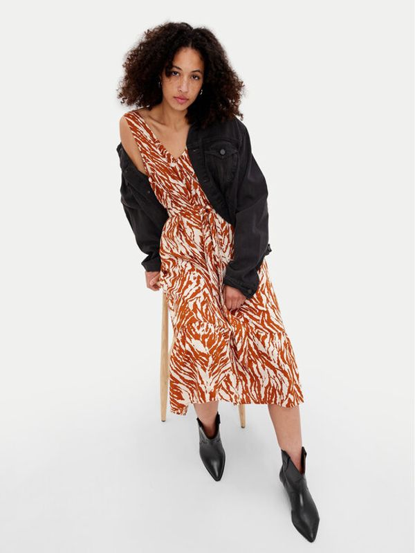 Gap Gap Ljetna haljina 856730-01 Smeđa Regular Fit