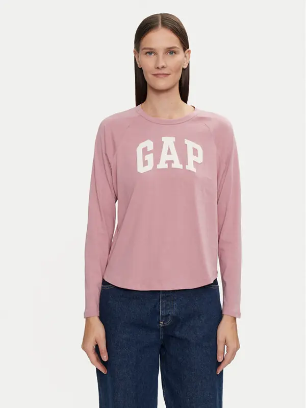 Gap Gap Majica 534389-01 Ružičasta Relaxed Fit