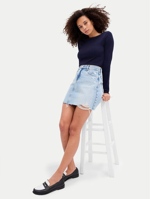 Gap Gap Majica 540606-00 Tamnoplava Regular Fit