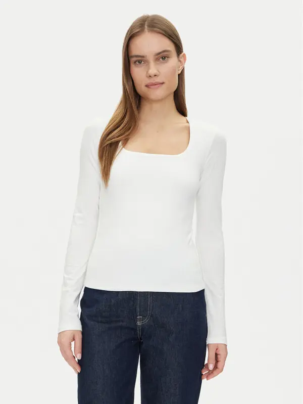 Gap Gap Majica 637795-02 Bijela Regular Fit