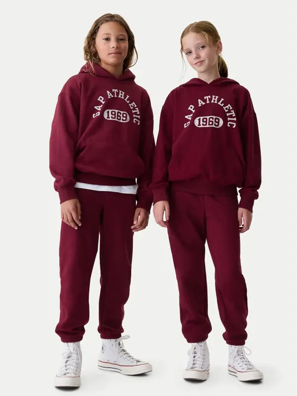 Gap Gap Majica dugih rukava 468554-02 Crvena Regular Fit