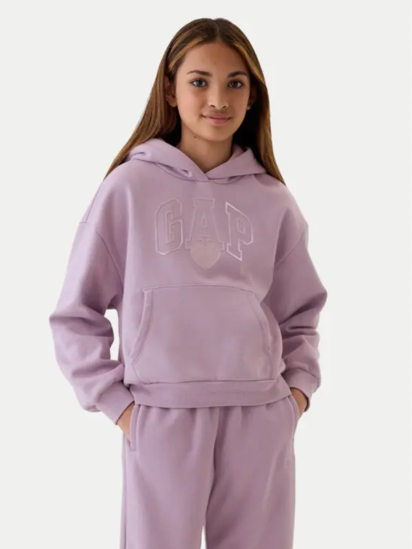 Gap Gap Majica dugih rukava 523511-03 Ružičasta Regular Fit
