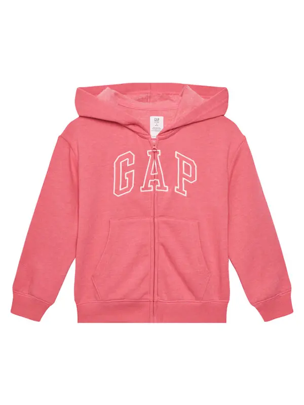 Gap Gap Majica dugih rukava 590786-01 Ružičasta Regular Fit