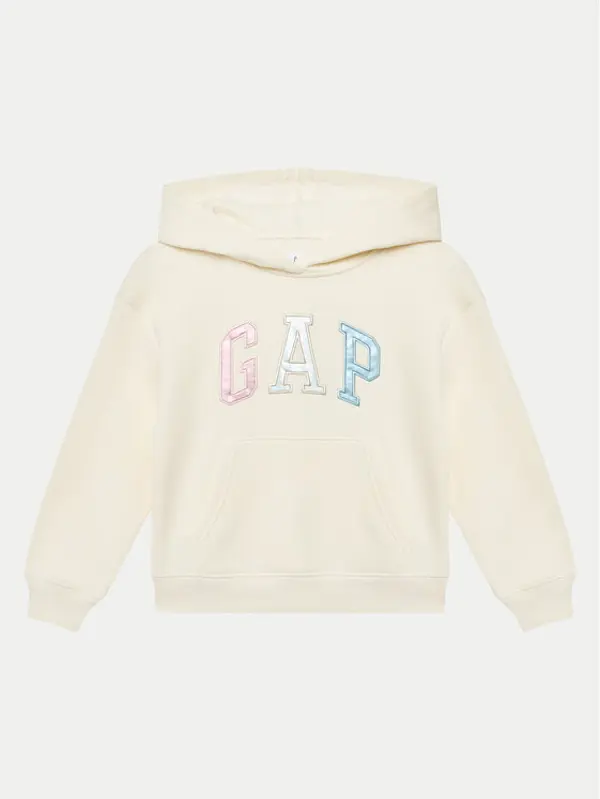 Gap Gap Majica dugih rukava 590866-01 Bež Regular Fit
