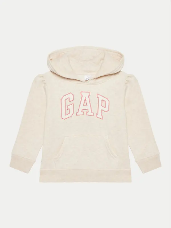 Gap Gap Majica dugih rukava 618806-00 Bež Regular Fit