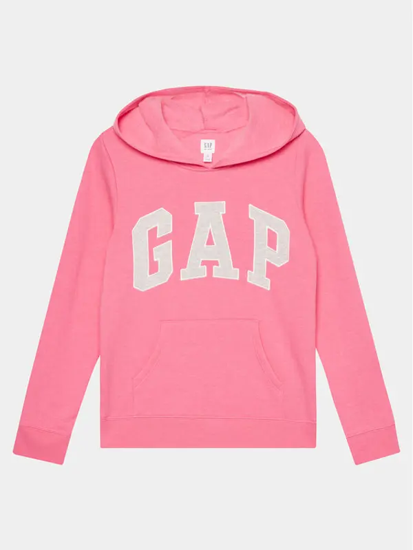 Gap Gap Majica dugih rukava 620403-00 Ružičasta Regular Fit