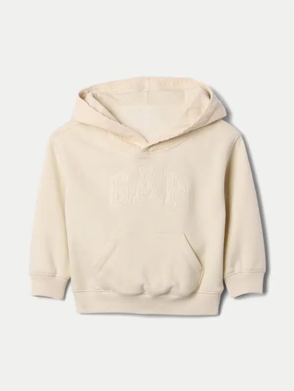 Gap Gap Majica dugih rukava 627807 Bež Regular Fit