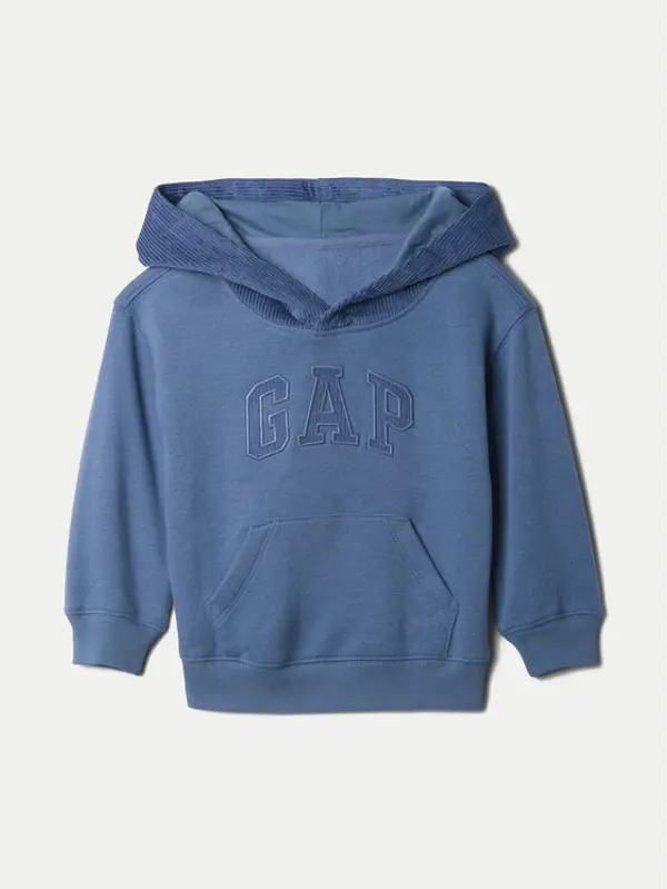 Gap Gap Majica dugih rukava 627807 Plava Regular Fit