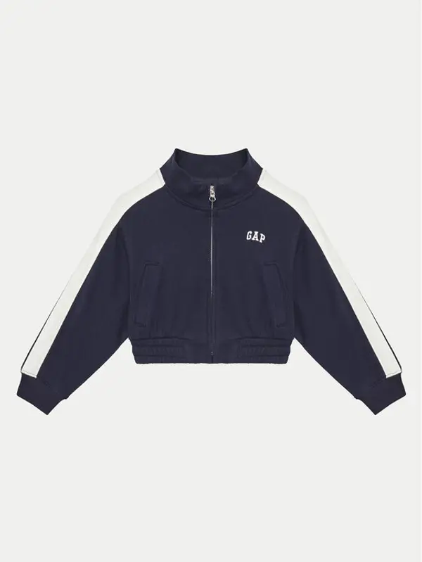 Gap Gap Majica dugih rukava 745912-00 Tamnoplava Relaxed Fit