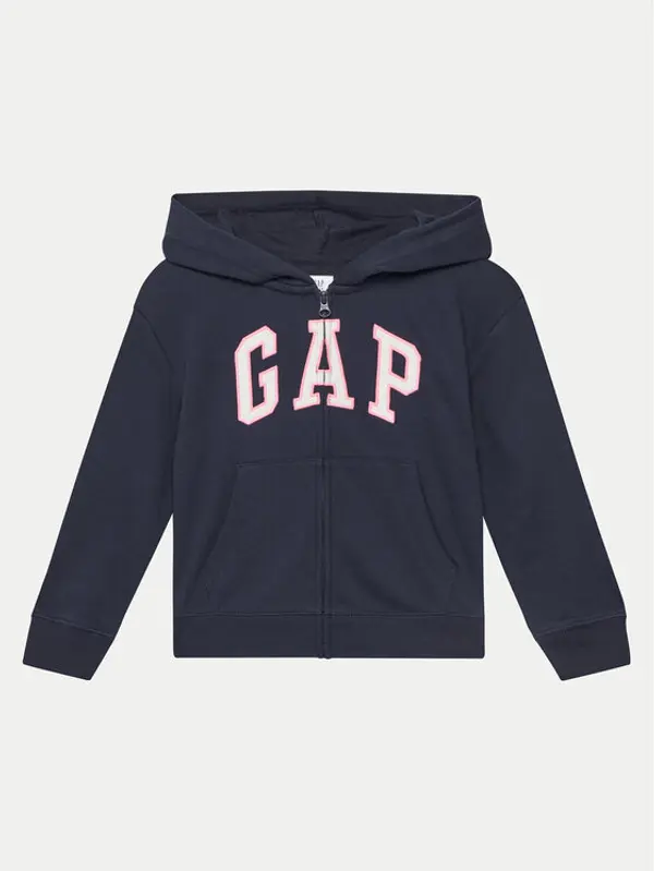Gap Gap Majica dugih rukava 746744-02 Tamnoplava Regular Fit