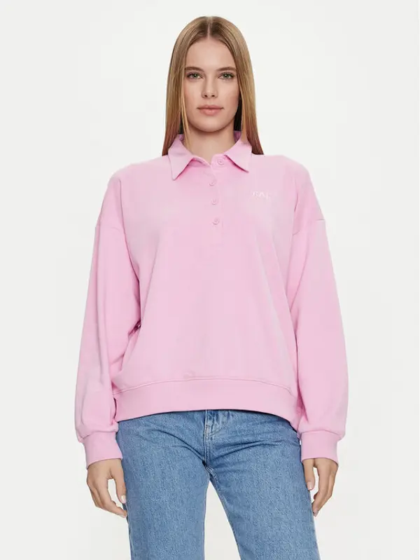 Gap Gap Majica dugih rukava 870977-01 Ružičasta Regular Fit