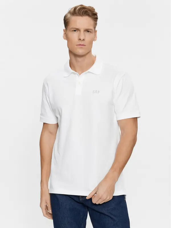 Gap Gap Polo 586306-05 Bijela Regular Fit