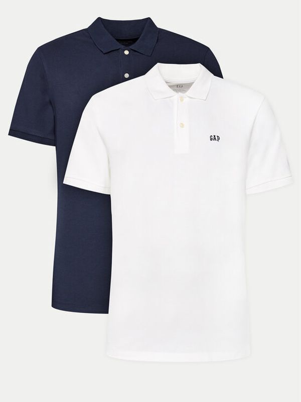 Gap Gap Set 2 polo majice 624196-00 Tamnoplava Regular Fit