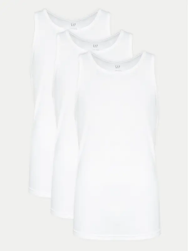 Gap Gap Set potkošulja bez rukava﻿ 483958-00 Bijela Regular Fit