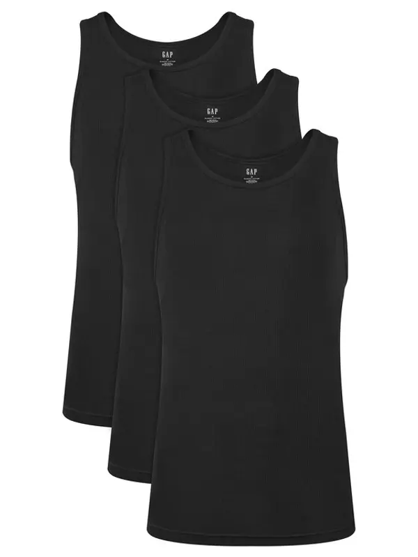 Gap Gap Set potkošulja bez rukava﻿ 483958-01 Crna Regular Fit