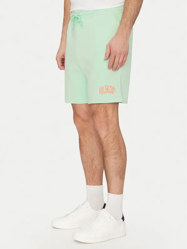 Gap Gap Sportske kratke hlače 703989-01 Zelena Regular Fit