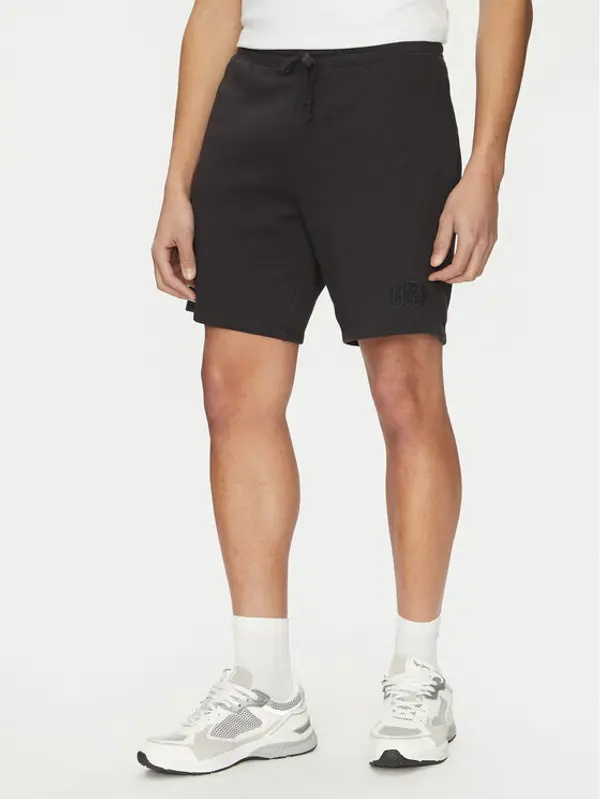 Gap Gap Sportske kratke hlače 866651-00 Crna Regular Fit