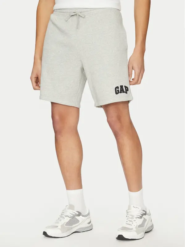 Gap Gap Sportske kratke hlače 866651-02 Siva Regular Fit