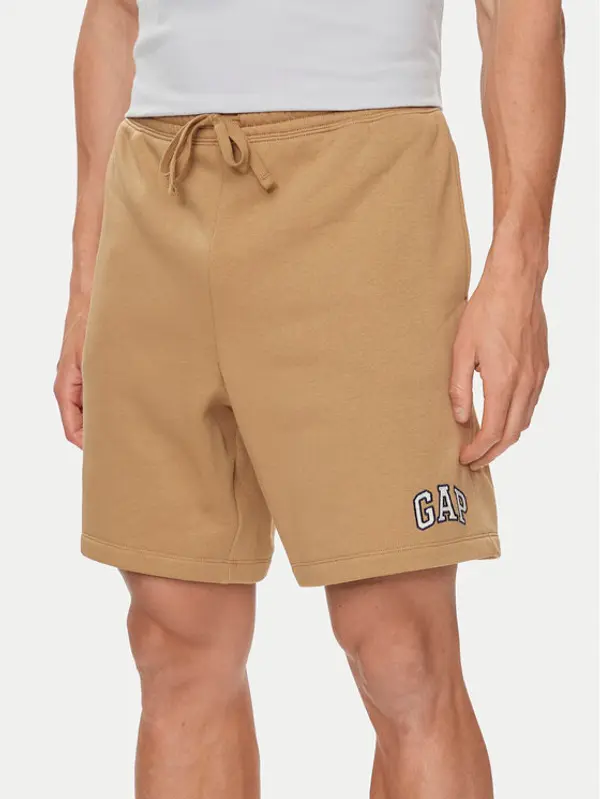 Gap Gap Sportske kratke hlače 866764-00 Kaki Regular Fit