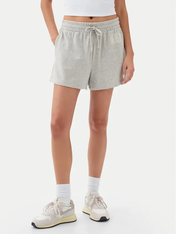 Gap Gap Sportske kratke hlače 870535-00 Siva Regular Fit