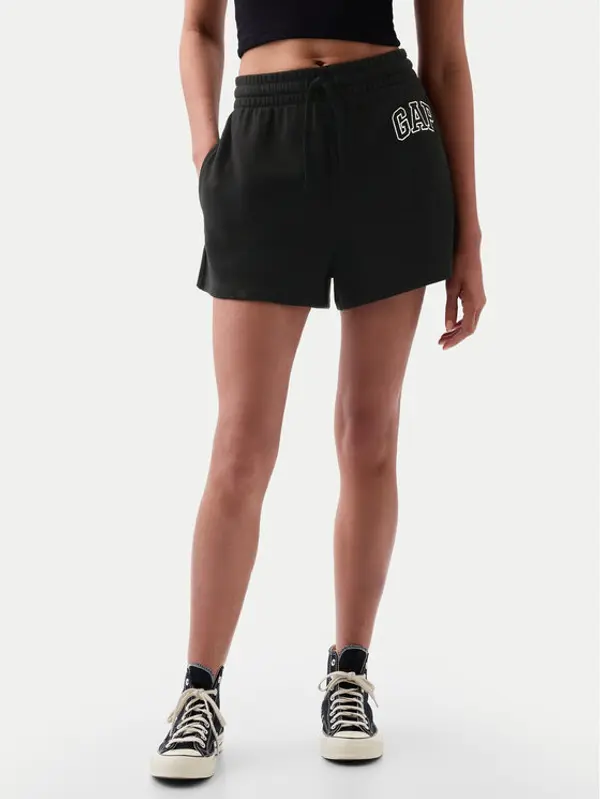 Gap Gap Sportske kratke hlače 870535-03 Crna Regular Fit