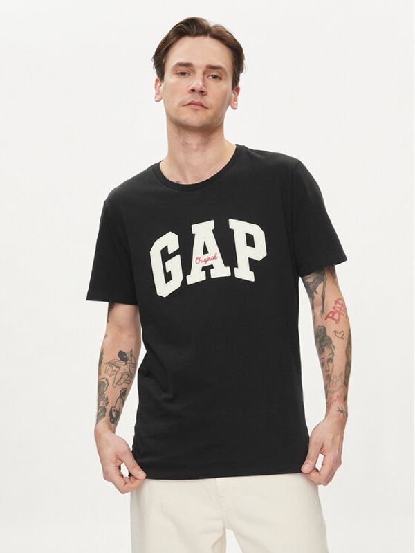 Gap Gap T-shirt 471777-07 Crna Regular Fit