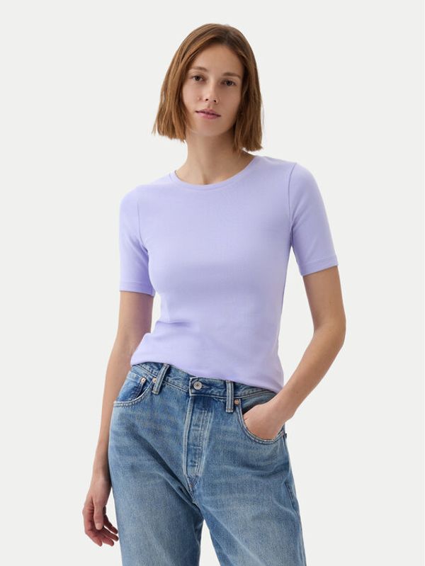 Gap Gap T-shirt 540635-11 Ljubičasta Slim Fit