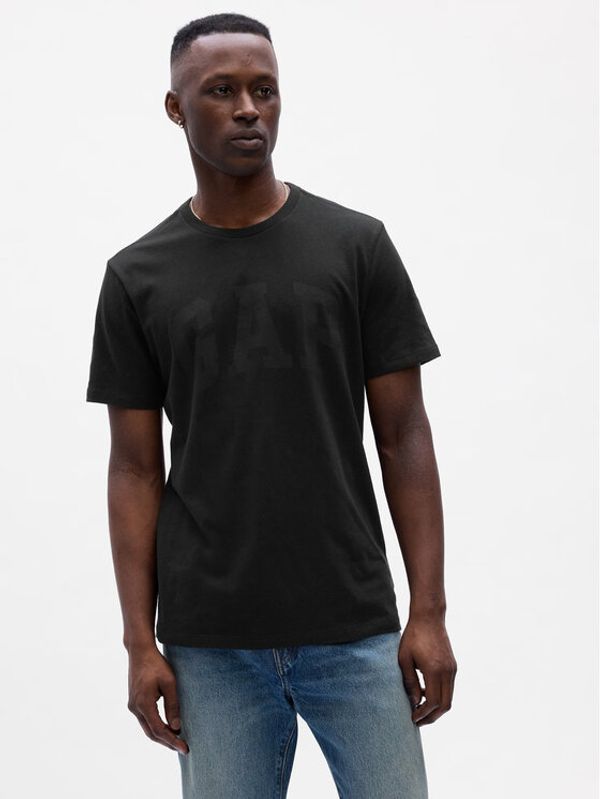 Gap Gap T-shirt 550338-05 Crna Regular Fit