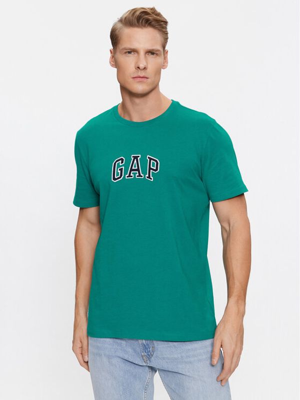 Gap Gap T-shirt 570044-04 Zelena Regular Fit