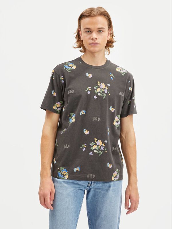 Gap Gap T-shirt 586480-01 Crna Regular Fit