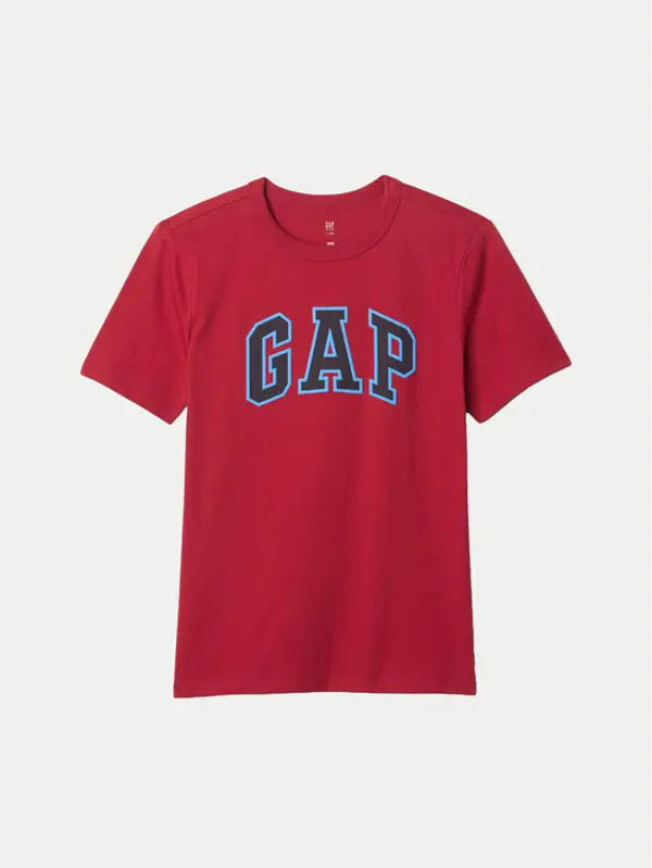 Gap Gap T-shirt 605364 Tamnocrvena Regular Fit